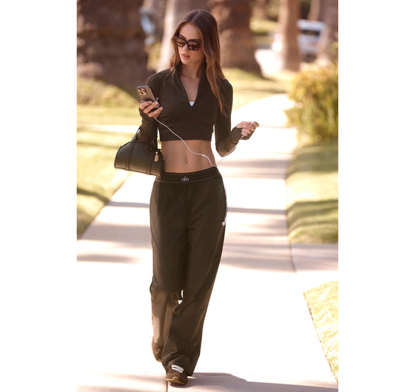 alo Women's Suit Up Trouser (Regular) Espresso