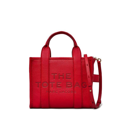 Marc Jacobs Women's The Leather Small Tote Bag True Red