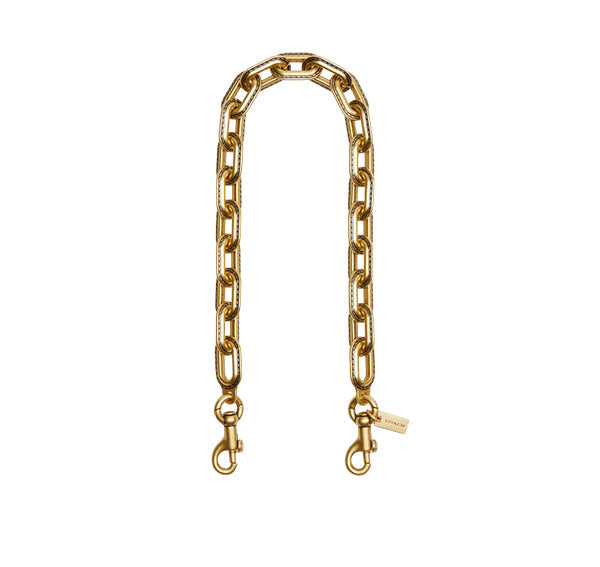 Coach Women's Link Chain Strap Brass