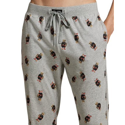 Polo Ralph Lauren Men's Polo Bear Jersey Sleep Set Andover Heather