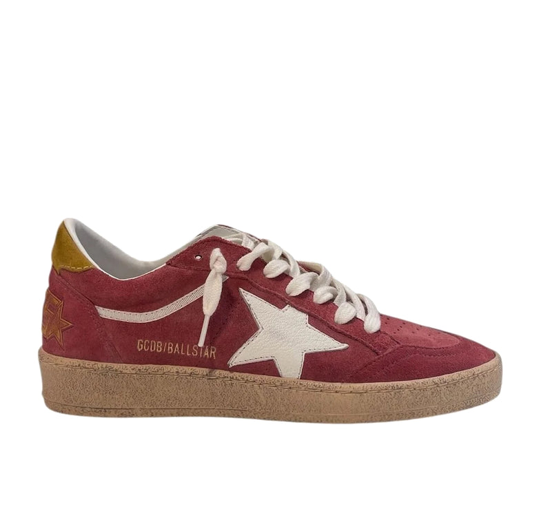 Golden Goose Women's Ball Star Sneakers Red