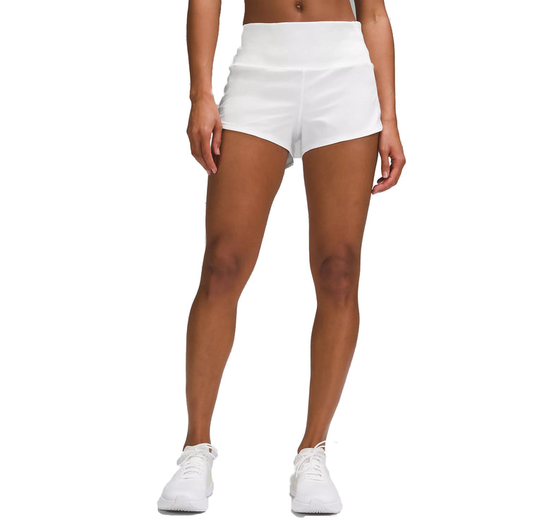 lululemon Women's Speed Up High-Rise Lined Short 2.5" White - Hemen Kargoda