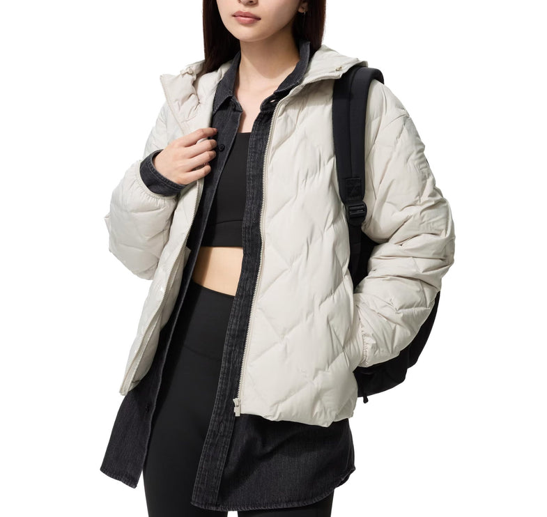Uniqlo Women's Pufftech Parka 30 Natural