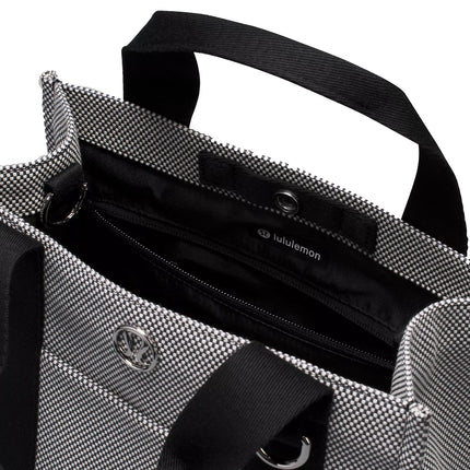 lululemon Women's Two-Tone Canvas Mini Tote Bag 4.5L Anchor/Light Ivory/Black