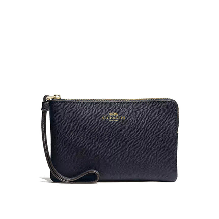 Coach Women's Corner Zip Wristlet Gold/Midnight