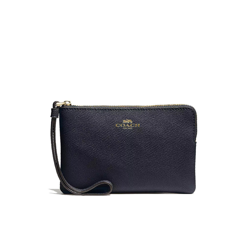 Coach Women's Corner Zip Wristlet Gold/Midnight