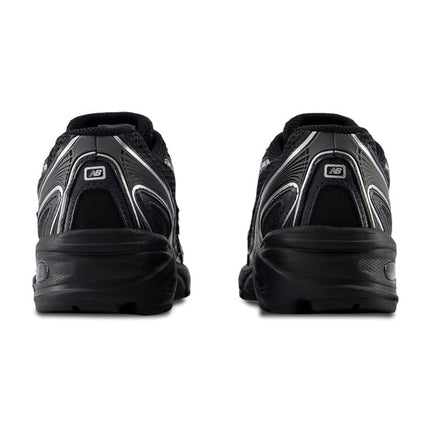 New Balance Grade School 740 Black with Silver Metalic GR740BM