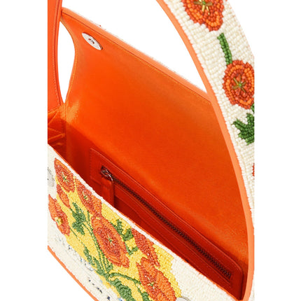 STAUD Women's Tommy Beaded Bag California Poppy