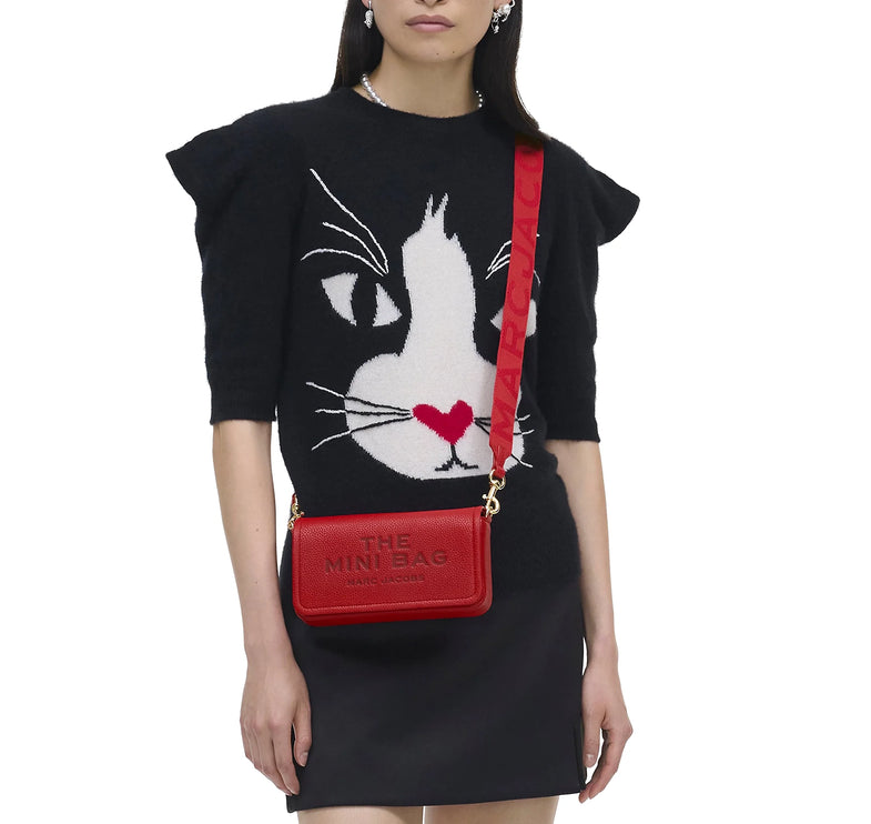 Marc Jacobs Women's The Leather Mini Bag True Red