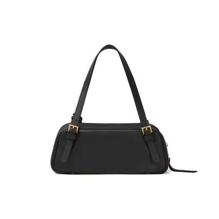 Versace Women's Versace Tag Nappa Medium Bowling Bag Black