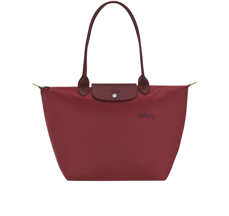 Longchamp Women's Le Pliage Green L Tote Bag Pomegranate