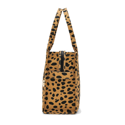 Marc Jacobs Women's The Cheetah Canvas Large Tote Bag Animal Print