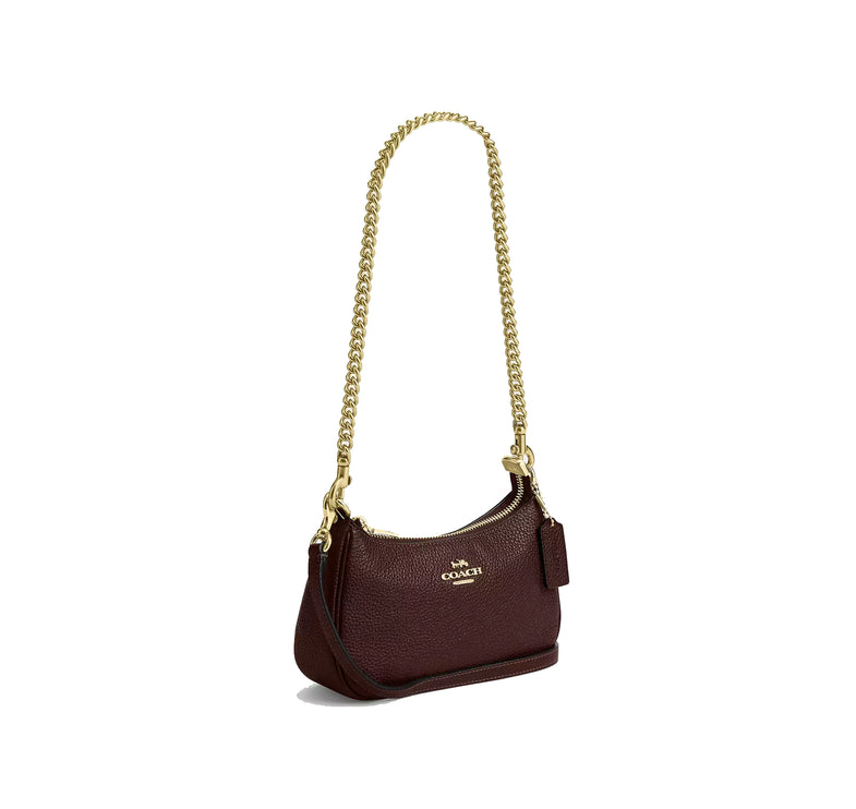 Coach Women's Teri Mini Crossbody Bag Gold/Maple