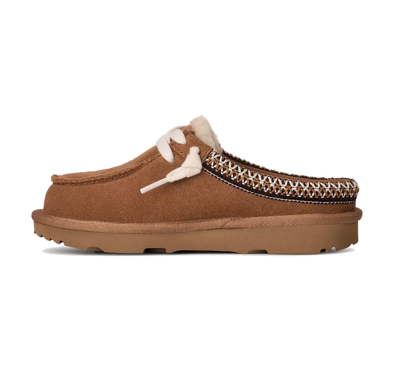 UGG Big Kids' Tasman Mule Chestnut