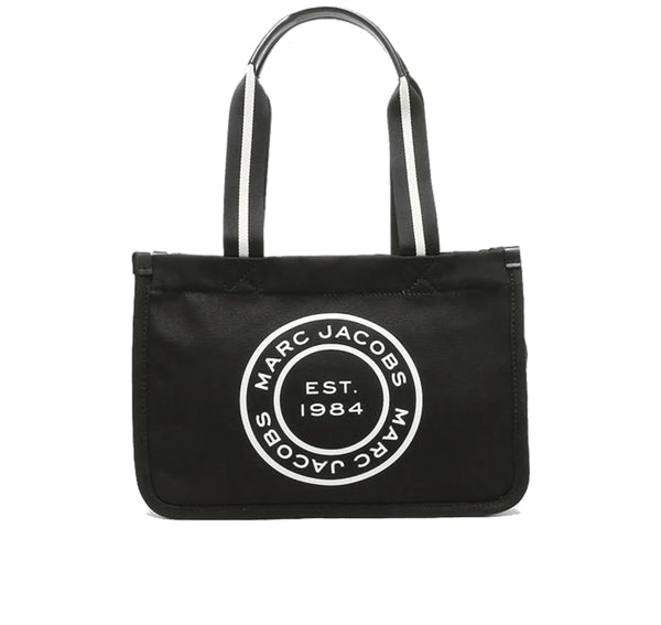 Marc Jacobs Women's Signet Canvas Large Tote Bag Black - Hemen Kargoda