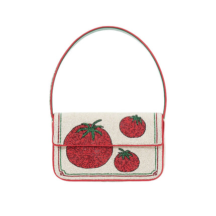 STAUD Women's Tommy Beaded Bag Tomato