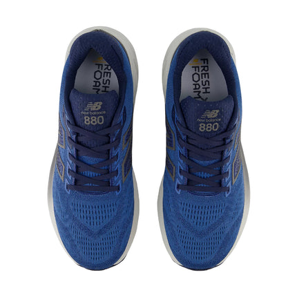 New Balance Men's Fresh Foam X 880v15 Sea Stone with NB Navy and Marmalade M880I15