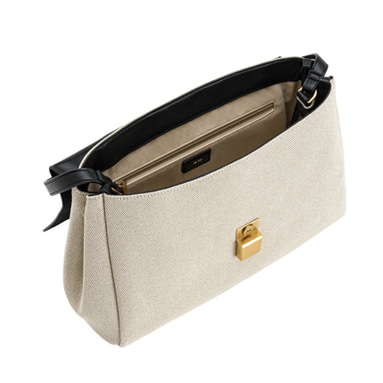 JW PEI Women's Hilary Shoulder Bag Black Canvas