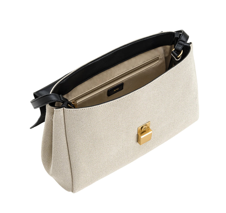 JW PEI Women's Hilary Shoulder Bag Black Canvas