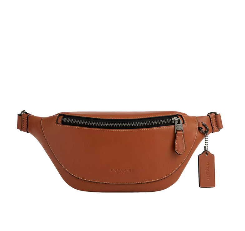 Coach Unisex Warren Mini Belt Bag Gunmetal/Tan