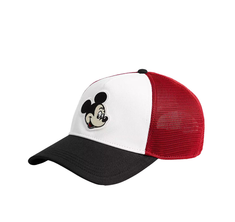 Coach Unisex Disney X Coach Trucker Hat With Mickey Mouse Chalk Multi