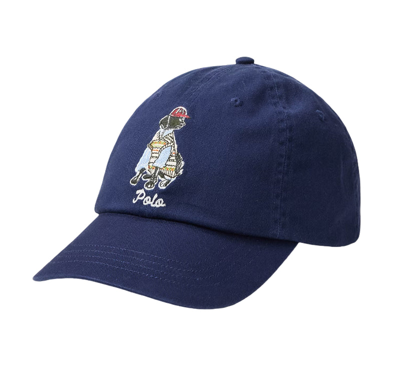 Polo Ralph Lauren Unisex Dog Embroidered Twill Ball Cap Newport Navy
