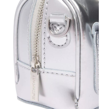 Dr. Martens Mini Top Handle Bag Silver Metallic Patent Lamper Silver