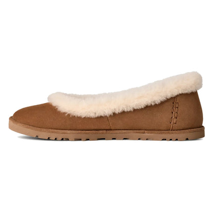 UGG Women's Zora Ballet Flat Chestnut