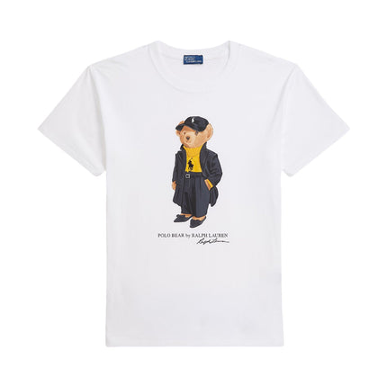 Polo Ralph Lauren Women's Polo Bear Cotton Jersey Tee White