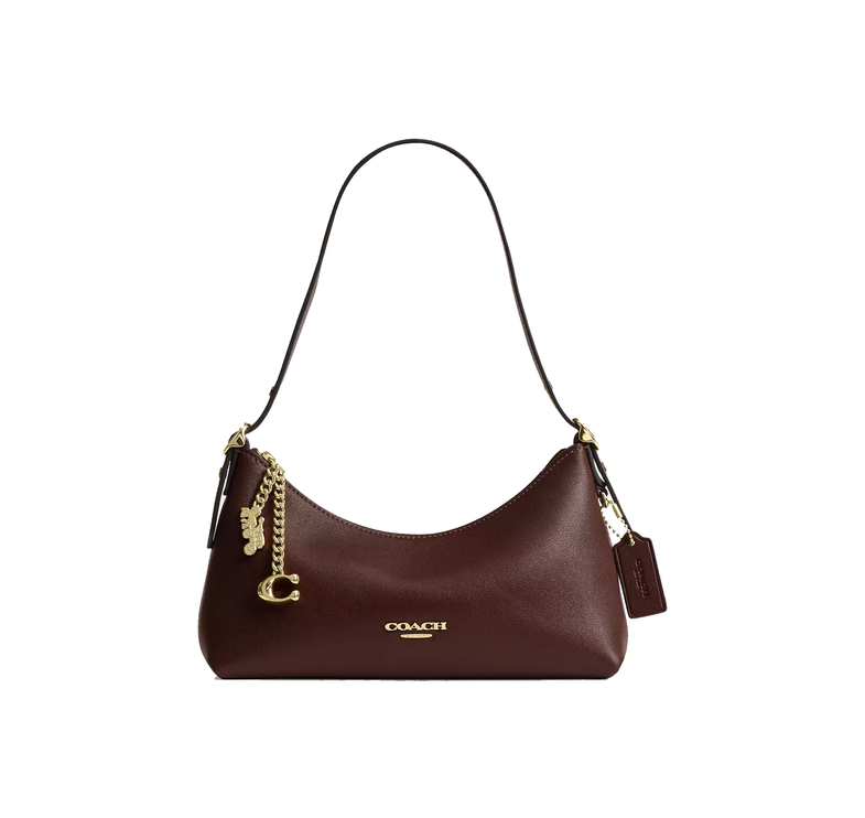 Coach Women's Emeilia Shoulder Bag Gold/Maple