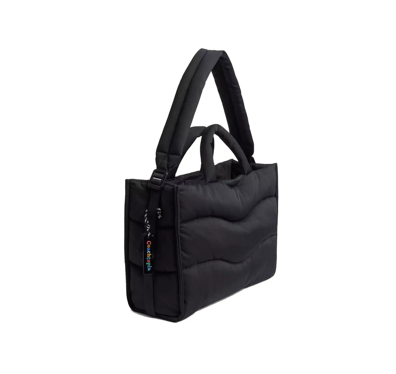 Coach Women's Coachtopia Loop Tote With Wavy Quilting Black