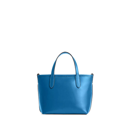 Coach Women's City Mini Tote Bag Silver/Blue Jay