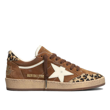 Golden Goose Women's Ball Star Sneakers Leopard Print Multi