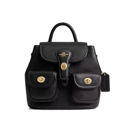 Coach Women's Hadley Backpack Gold/Black