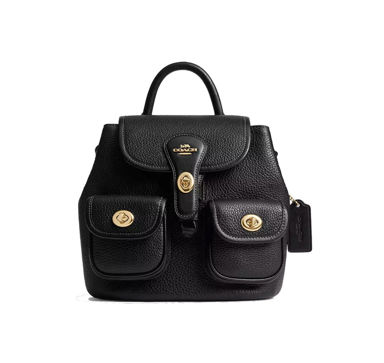 Coach Women's Hadley Backpack Gold/Black