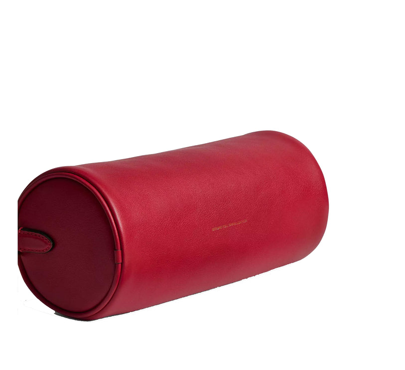 Coach Women's Barrel Bag Brass/Scarlet