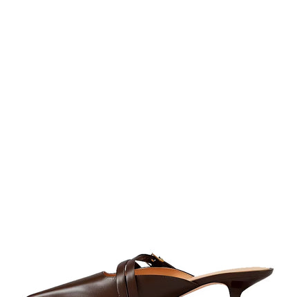 Michael Kors Women's Yvette Kitten Mule Nutmeg