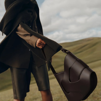Polène Women's Nodde Hobo Edition Smooth Ebony