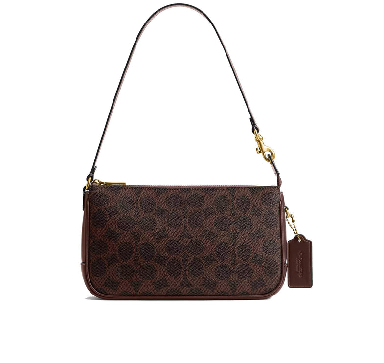 Coach Women's Plaza Bag In Signature Canvas Brass/Maple