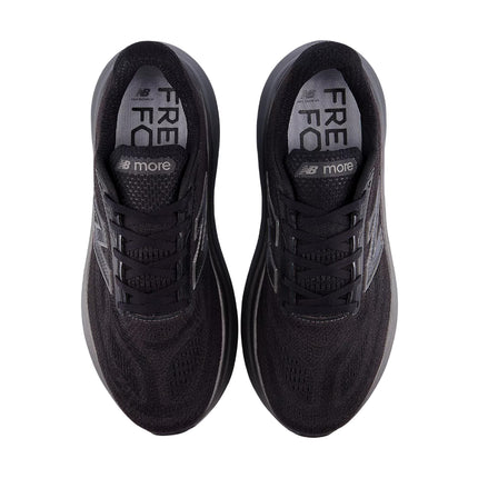 New Balance Men's Fresh Foam X More v6 Black with Castlerock and Black Metallic MMORLA6