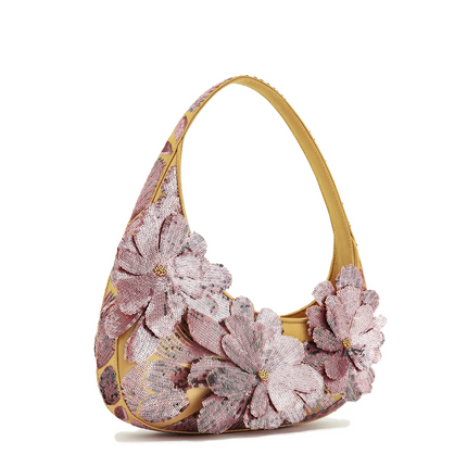 JW PEI Women's Harlee Sequin Shoulder Bag Pink