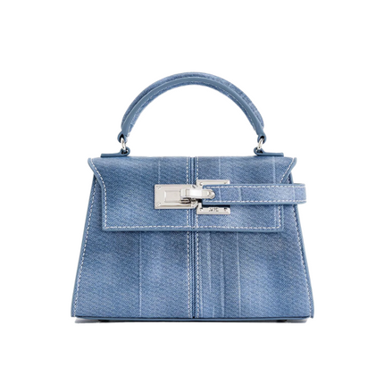 JW PEI Women's Elise Top Handle Bag Blue/Silver