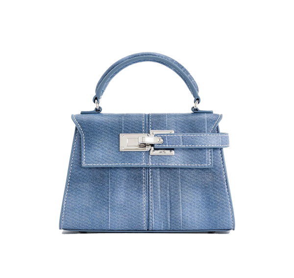 JW PEI Women's Elise Top Handle Bag Blue/Silver