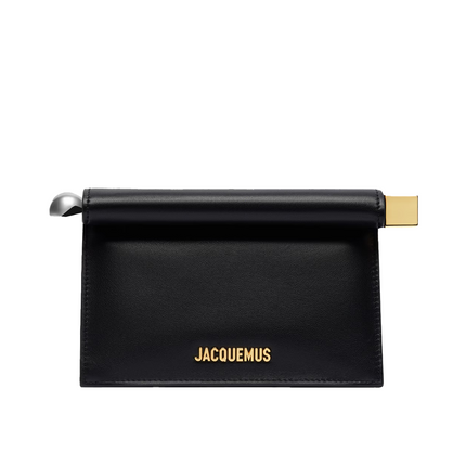 Jacquemus Women's The Small Rond Carré Clutch Black