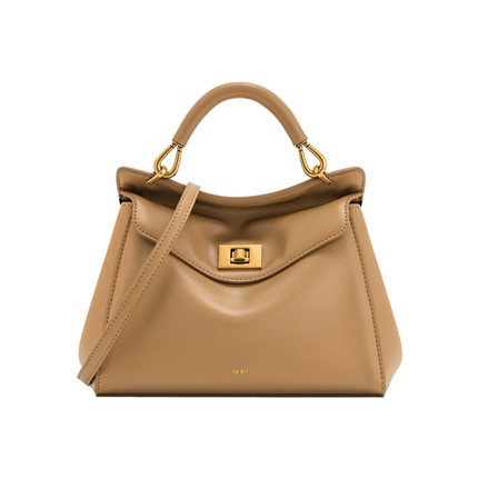 JW PEI Women's Lucia Classic Top Handbag Brown/Gold