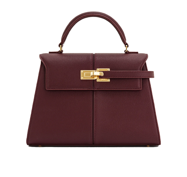 JW PEI Women's Elise Large Top Handle Bag Claret/Gold