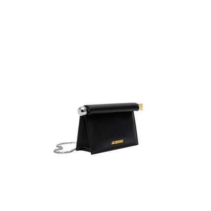 Jacquemus Women's The Small Rond Carré Clutch Black