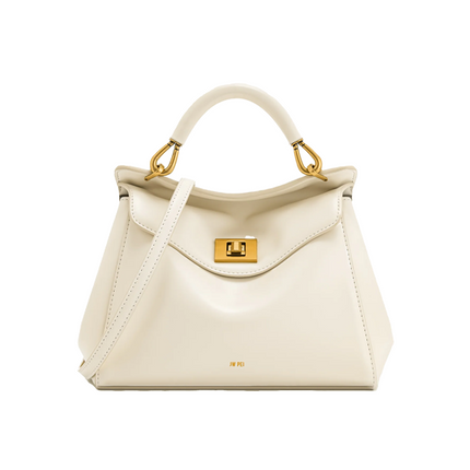 JW PEI Women's Lucia Classic Top Handbag White/Gold