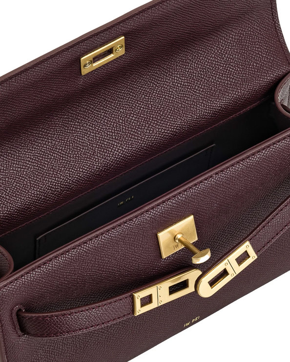 JW PEI Women's Noor Top Handle Bag Deep Burgundy