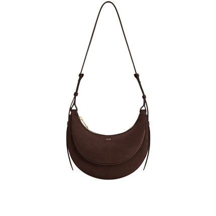 JW PEI Women's Sharon Faux Suede Crossbody Bag Coffee Brown